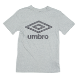 UMBRO Mens T-Shirt Grey Crew Neck S