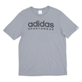 ADIDAS Mens T-Shirt Grey Crew Neck M