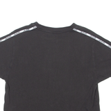 LEVI'S Cropped Womens T-Shirt Black Crew Neck XXS