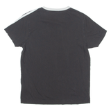 ADIDAS Mens T-Shirt Black Crew Neck S