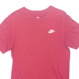NIKE Mens T-Shirt Red XS