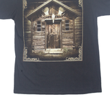 FRUIT OF THE LOOM Mens T-Shirt Black M