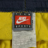 University Of Michigan Nike College Sport Shorts - Largew 8L Yellow Polyester