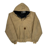 Carhartt J06 Wet Jacket - Large Beige Cotton