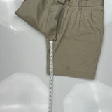Polo By Ralph Lauren Chino Shorts - 32W 8L Khaki Cotton