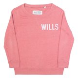 JACK WILLS Womens Sweatshirt Pink UK 8