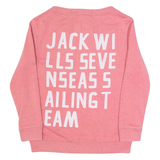 JACK WILLS Womens Sweatshirt Pink UK 8
