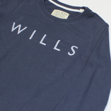JACK WILLS Womens Sweatshirt Blue UK 6