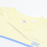 LEVI'S Oversized Cropped Womens Sweatshirt White XS