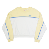 LEVI'S Oversized Cropped Womens Sweatshirt White XS