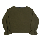 FRENCH CONNECTION Womens Sweatshirt Green S