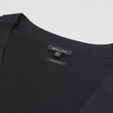MASSIMO DUTTI Womens Cardigan Black V-Neck Tight Knit XS