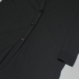 MASSIMO DUTTI Womens Cardigan Black V-Neck Tight Knit XS