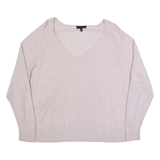 PHASE EIGHT Womens Jumper Pink Tight Knit L