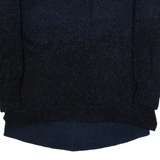 MONSOON Womens Patterned Jumper Blue V-Neck Tight Knit S