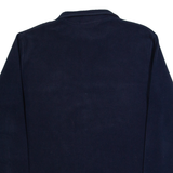 REGATTA Mens Fleece Blue 1/4 Zip S