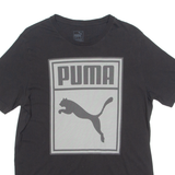 PUMA Mens T-Shirt Black Crew Neck M