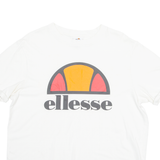 ELLESSE Womens T-Shirt White UK 12
