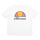 ELLESSE Womens T-Shirt White UK 12