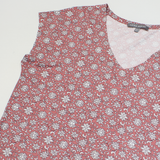 LAURA ASHLEY Womens Printed Top Pink V-Neck Floral UK 12