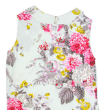 JOULES Womens Printed Vest Cream Collared Sleeveless Floral UK 12