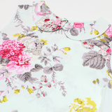 JOULES Womens Printed Vest Cream Collared Sleeveless Floral UK 12