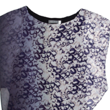 MINT VELVET Womens Printed Top Cream Viscose Animal Print UK 12
