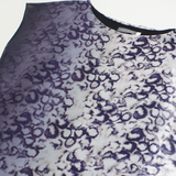 MINT VELVET Womens Printed Top Cream Viscose Animal Print UK 12