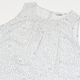 JACK WILLS Womens Printed Vest Cream Sleeveless Crazy Pattern UK 8