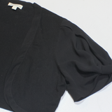 MONSOON Shawl Womens Cropped Top Black Viscose M