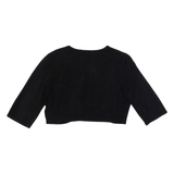COAST Shawl Womens Cropped Top Black M