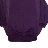 PHASE EIGHT Womens Top Purple 3/4 Sleeve Silk XS