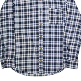 HOLLISTER Boyfriend Fit Womens Shirt Blue Check Long Sleeve XS