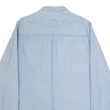HOLLISTER Womens Plain Shirt Blue Long Sleeve L