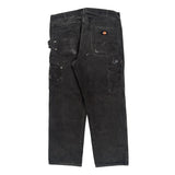 Dickies Double Knee Carpenter Jeans - 38W 30L Black Cotton