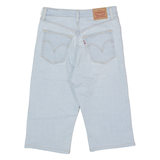 LEVI'S Ribcage Womens Denim Shorts Blue Slim S W27