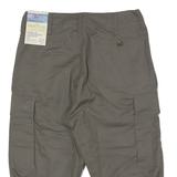 LEO KOHLER Outdoor Mens Cargo Shorts Grey M W32