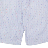 ATP CO Umbrella Print Mens Chino Shorts Blue Crazy Pattern L W36