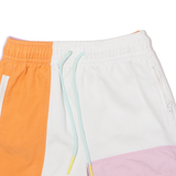 LACOSTE Womens Sports Shorts White Colourblock XS W24