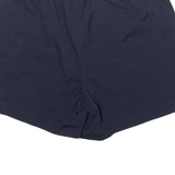 ADIDAS Womens Sports Shorts Blue 90s UK 12 W26