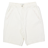 LAURA KENT Womens Chino Shorts Cream 90s Floral XS W26