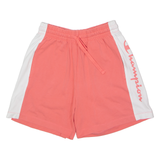 CHAMPION Womens Sports Shorts Pink Colourblock S W24