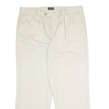 DOCKERS Mens Trousers Beige Regular Straight W36 L30