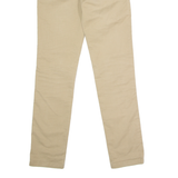 CARHARTT Sid Mens Twill Trousers Beige Regular Tapered W28 L32