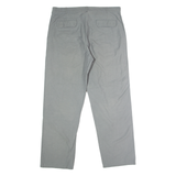 JEFFREY JORDAN Mens Trousers Grey Regular Straight W36 L32