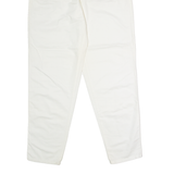 NORWISS Womens Trousers White Regular Straight W30 L31