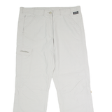 SCHOFFEL Outdoor Womens Trousers Grey Regular Straight W36 L32