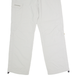 SCHOFFEL Outdoor Womens Trousers Grey Regular Straight W36 L32