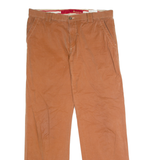 ALBERTO Outdoor Mens Trousers Brown Regular Straight W38 L34