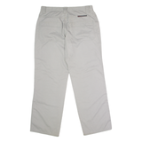 TEDDY'S Outdoor Mens Twill Trousers Grey Regular Straight W36 L31